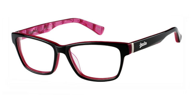 Superdry SDO MIKA 191 Black Pink Marble Eyeglasses  display picture 1