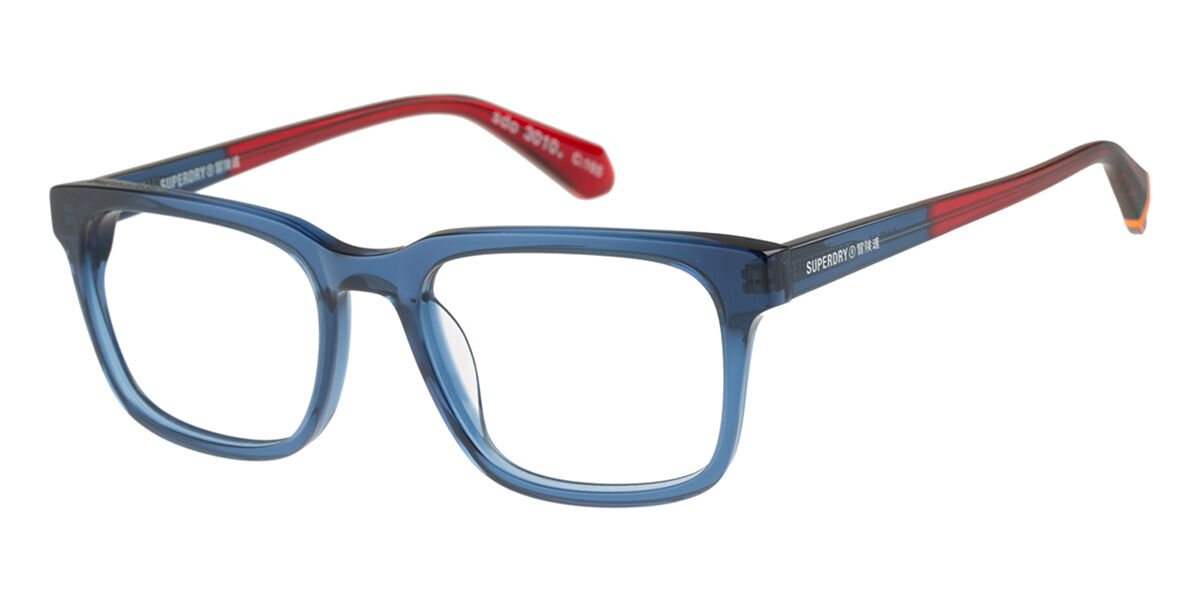 Zdjęcia - Okulary i soczewki kontaktowe Superdry SDO 3010 165 52 Niebieskie Męskie Okulary Korekcyjne EG6 