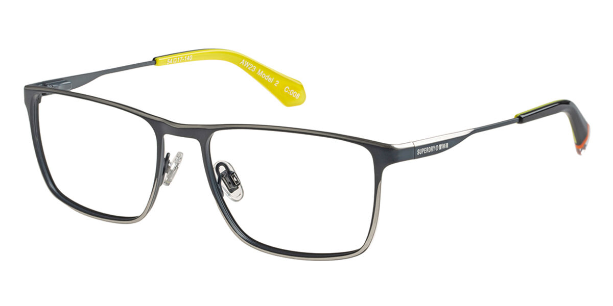 Superdry SDO 3011 008 Men's Glasses Gunmetal Size - Free Lenses - HSA/FSA Insurance - Blue Light Block Available