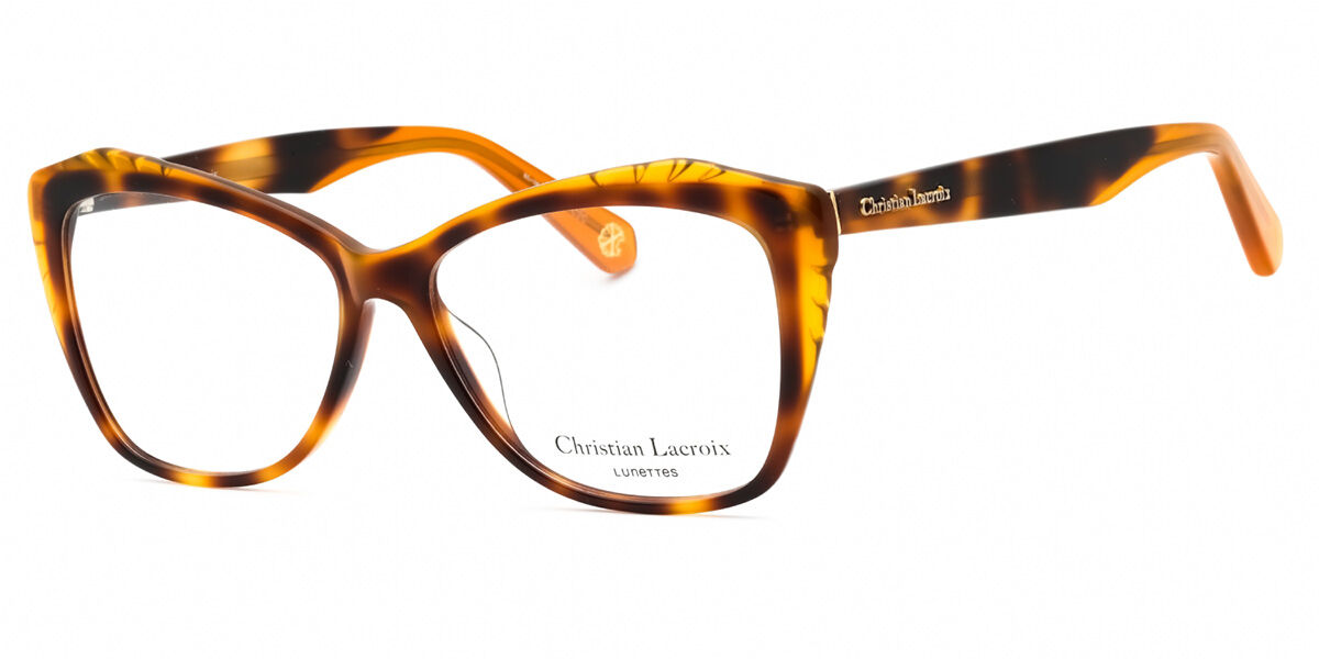 Christian Lacroix CL1077 165 55 Sköldpaddemönstradeshell Glasögon (Endast Båge) Kvinna