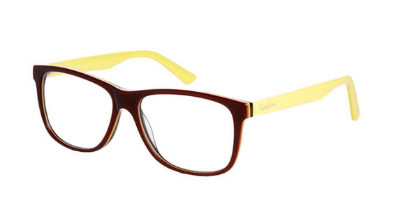 Photos - Glasses & Contact Lenses Pepe Jeans ARLO PJ3280 C2 Men's Eyeglasses Brown Size 55 (Frame 