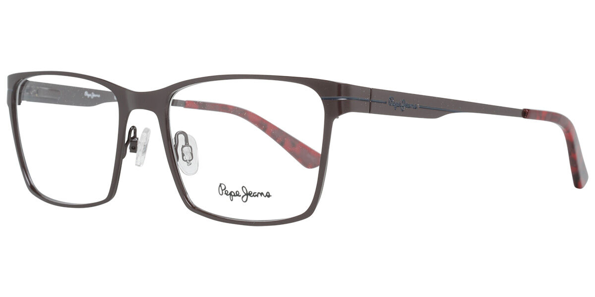 Photos - Glasses & Contact Lenses Pepe Jeans PJ1256 C4 Men's Eyeglasses Brown Size 53 (Frame Only 