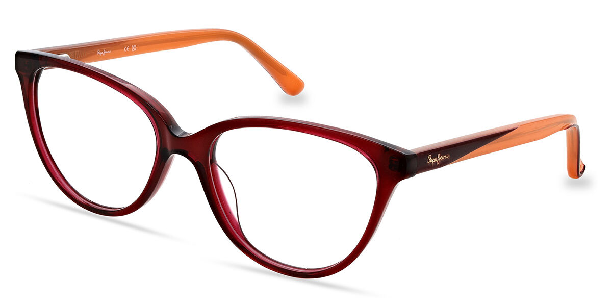 Pepe Jeans PJ3444 C2 Glasses Transparent Red SmartBuyGlasses UK