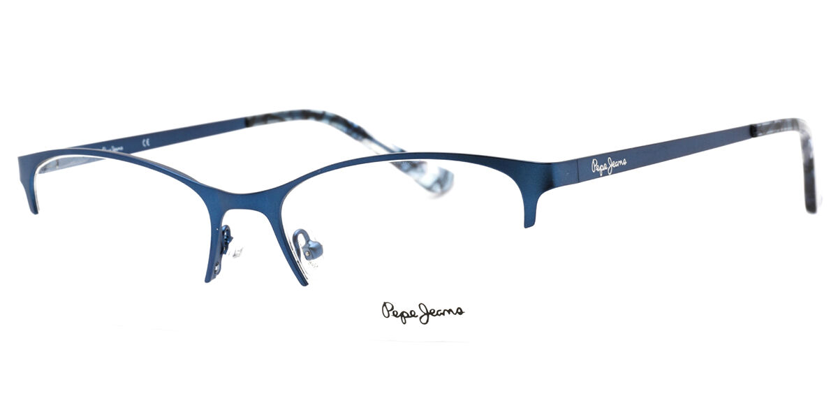 Pepe Jeans PJ1385 C2 Women's Eyeglasses Blue Size 52 (Frame Only) - Blue Light Block Available