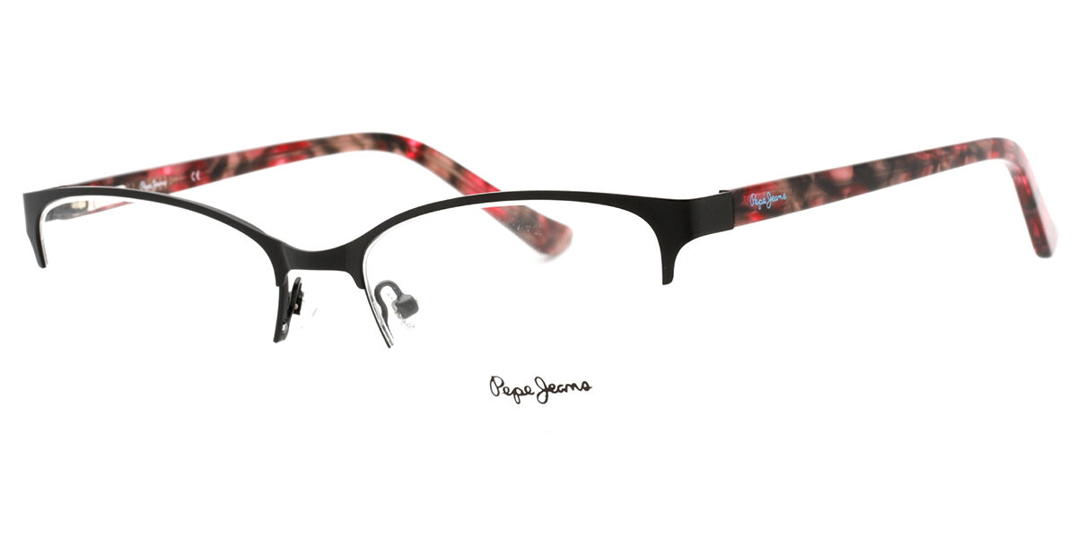 Pepe Jeans PJ1388 C1 Women's Eyeglasses Black Size 52 (Frame Only) - Blue Light Block Available