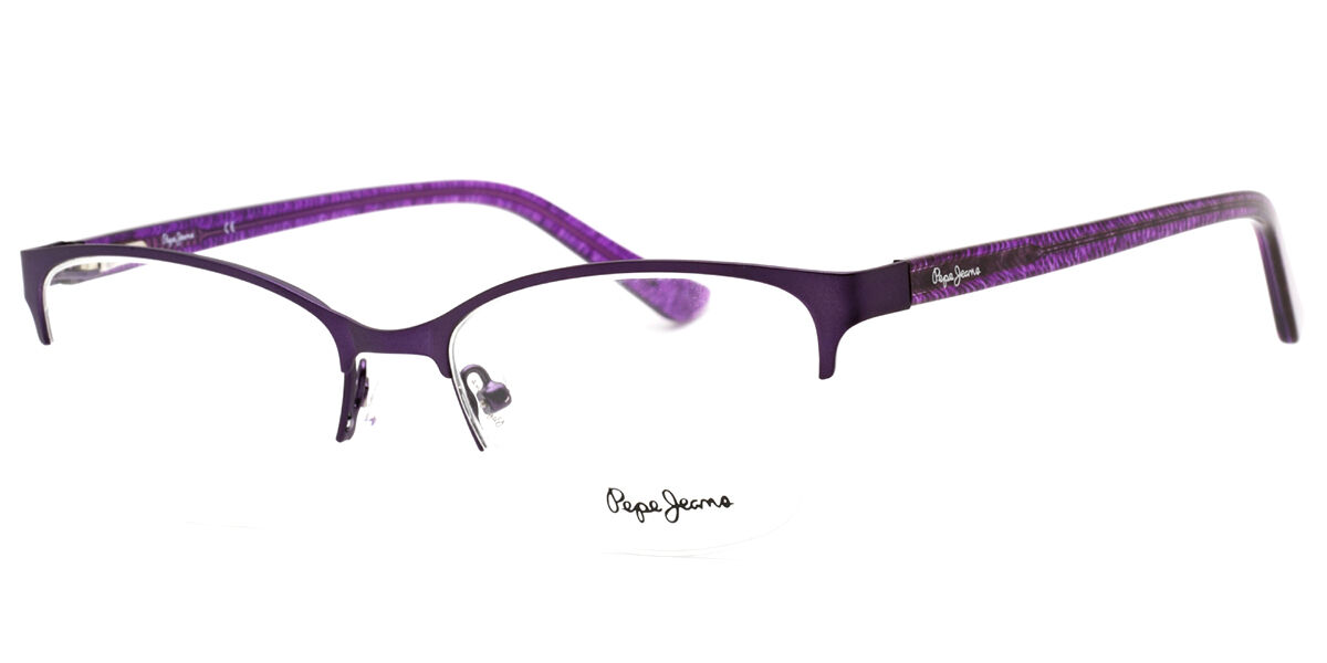 Pepe Jeans PJ1388 C3 Women's Eyeglasses Purple Size 52 (Frame Only) - Blue Light Block Available