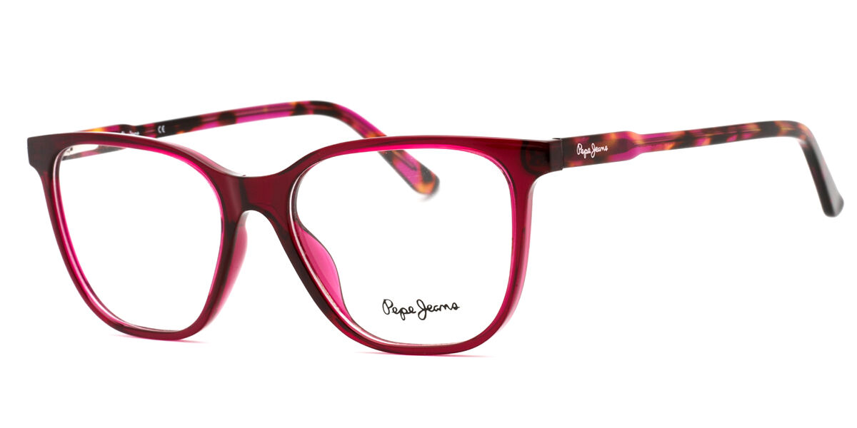 Pepe Jeans PJ3448 C2 Women's Eyeglasses Purple Size 52 (Frame Only) - Blue Light Block Available