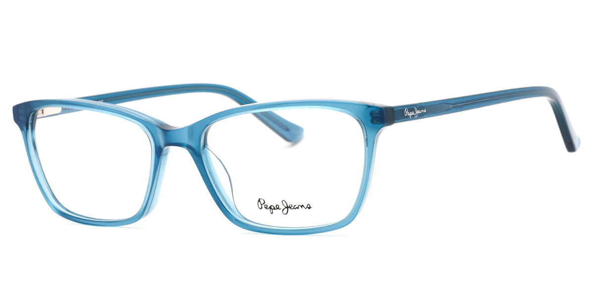 Pepe Jeans PJ3464 C2 Women's Eyeglasses Blue Size 53 (Frame Only) - Blue Light Block Available