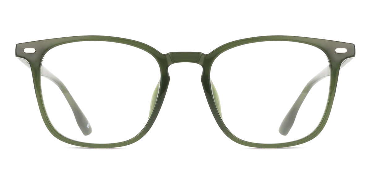 Skidglasögon Halv Ram Plast Gröna Glasögon Män - Blåa Light Glasoögon - Arise Collective