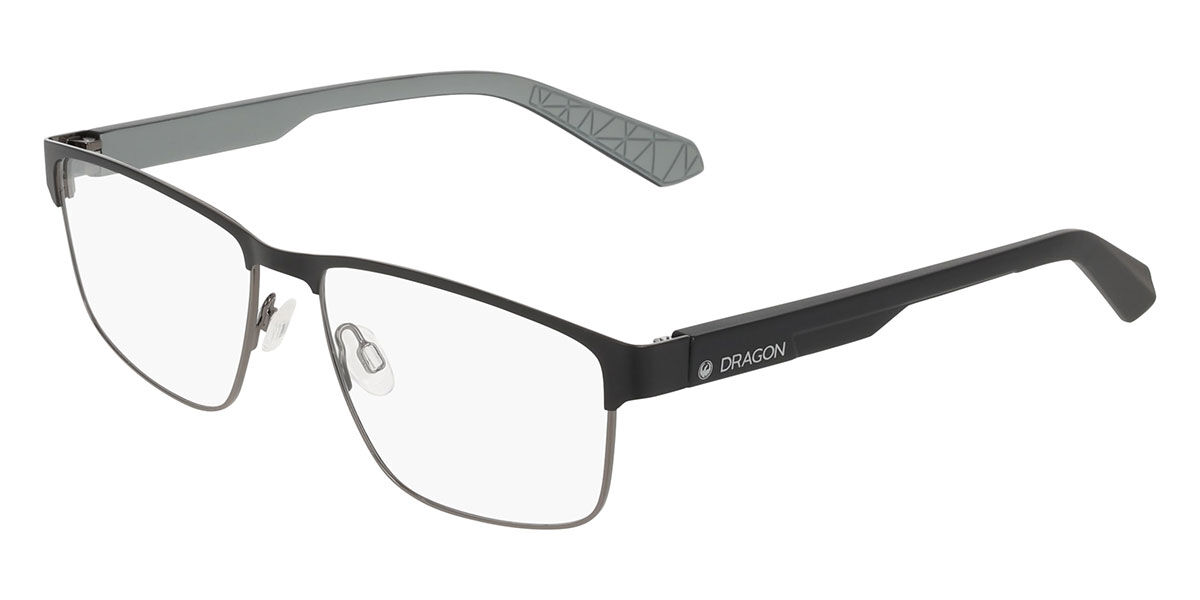 Dragon Dr5020 002 Men's Glasses Black Size 56 - Free Lenses - Blue Light Block Available In Matte Black,gunmetal