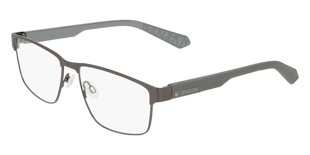 Dragon Dr5020 071 Men's Glasses Gunmetal Size 56 - Free Lenses - Blue Light Block Available In Matte Gunmetal