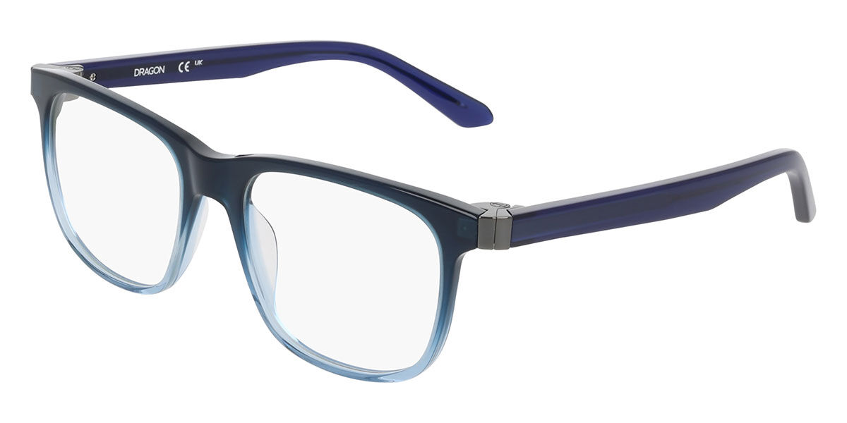 Dragon Dr7018 422 Men's Glasses Blue Size 54 - Free Lenses - Blue Light Block Available In Faded Blue
