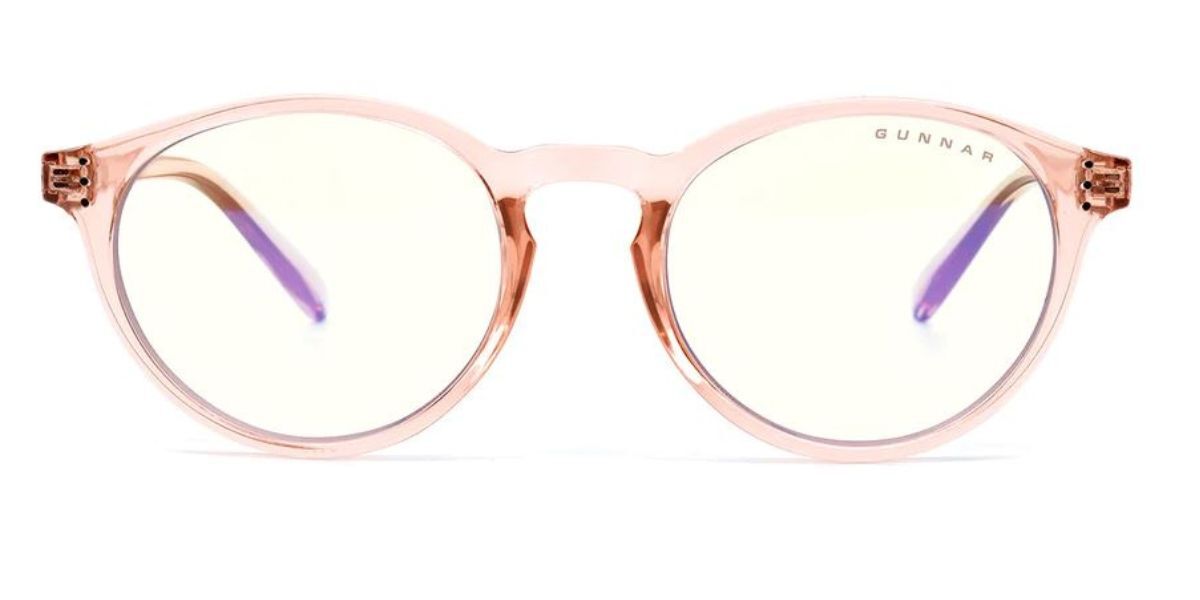 Gunnar ATTACHÉ Asian Fit Blåa-Light Block ATT-01109 50 Svarta Glasögon (Endast Båge) Män