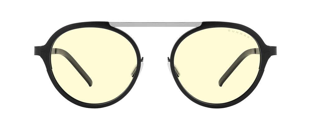 Gunnar PACIFICA Blåa-Light Block PAC-00101 50 Svarta Glasögon (Endast Båge) Män