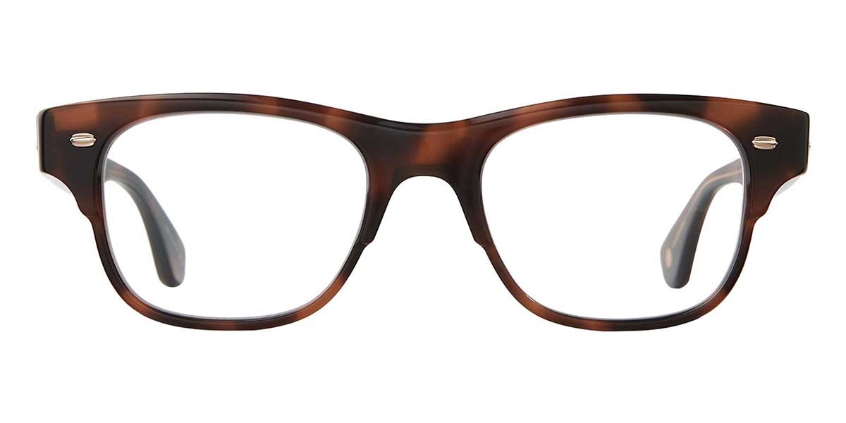 Garrett Leight RODRIGUEZ SPBRNSH Square Spotted Brown Shell Tortoise ...