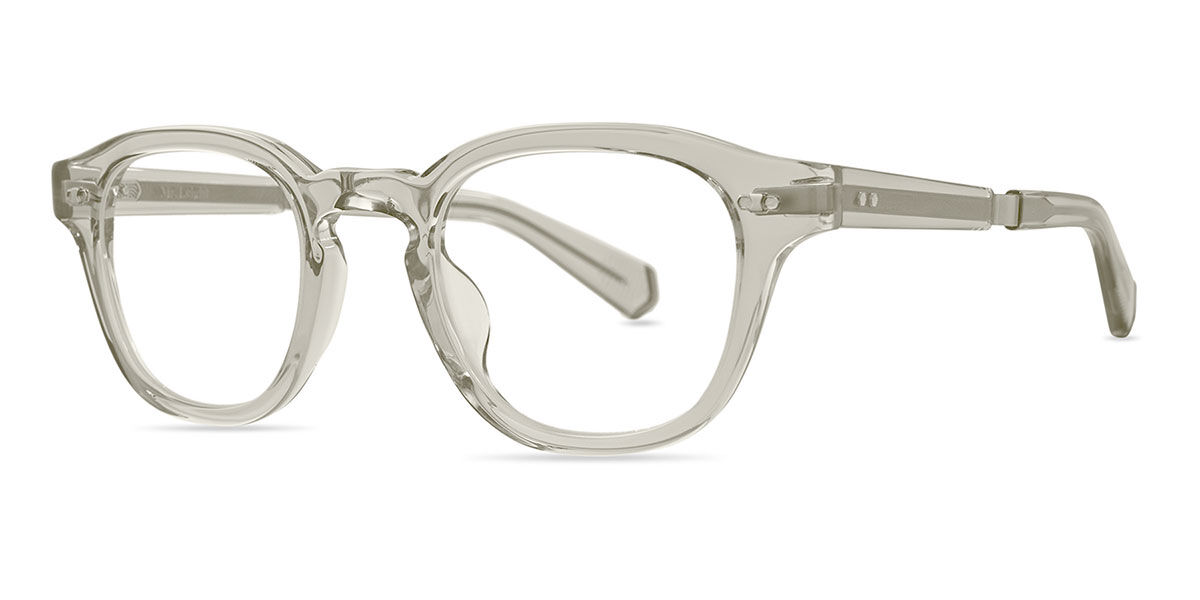 Garrett Leight JAMES C MORD-PLT 46 Genomskinliga Glas&ouml;gon (Endast B&aring;ge) M&auml;n