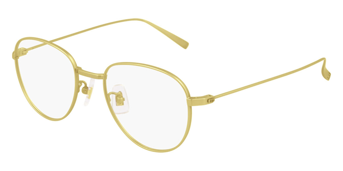 Dunhill DU0007O 004 Men's Eyeglasses Gold Size 49 - Blue Light Block Available