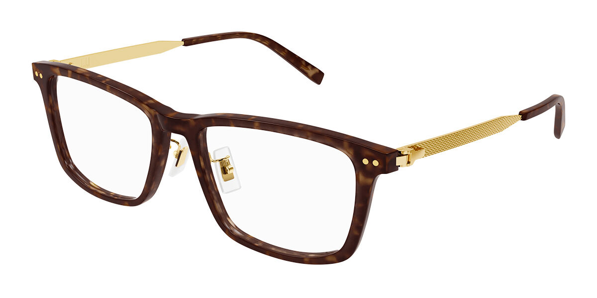 Dunhill DU0073OA Asian Fit 003 Eyeglasses in Tortoise | SmartBuyGlasses USA