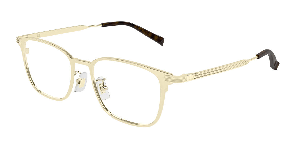 Image of Dunhill DU0107OJ Asian Fit 008 54 Lunettes De Vue Homme Dorées FR
