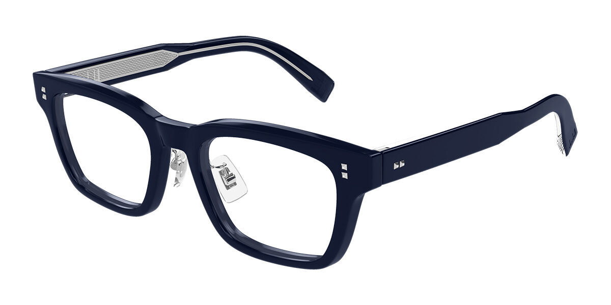 Image of Dunhill DU0111OJ Asian Fit 004 52 Niebieskie Meskie Okulary Korekcyjne PL