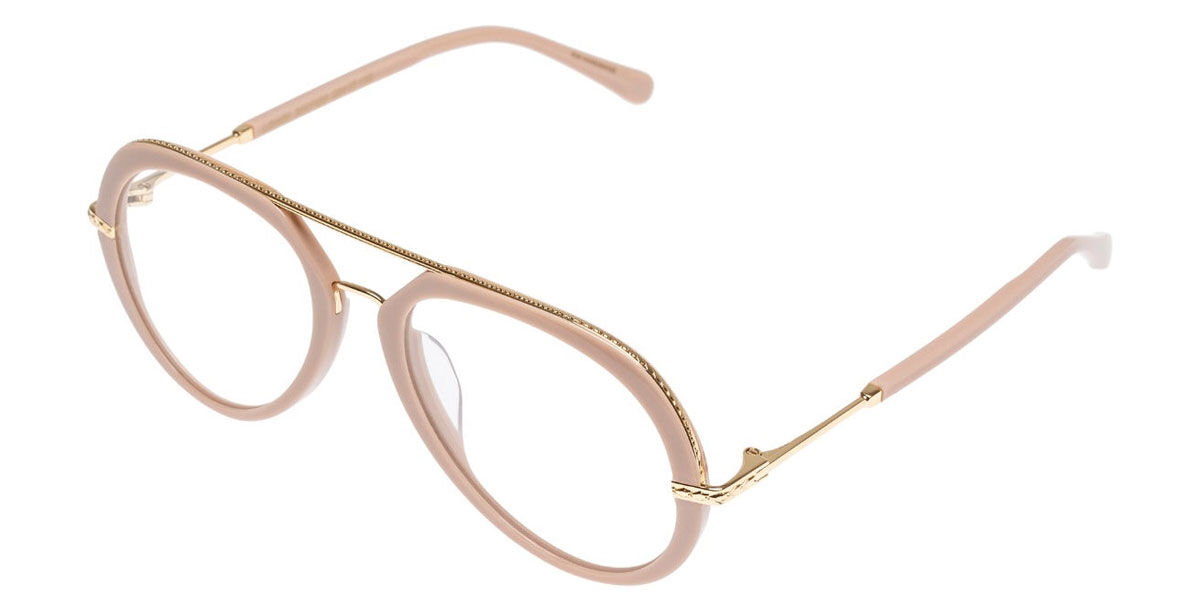 Karen Walker Lowri 2027324 Eyeglasses in Putty Brown Gold