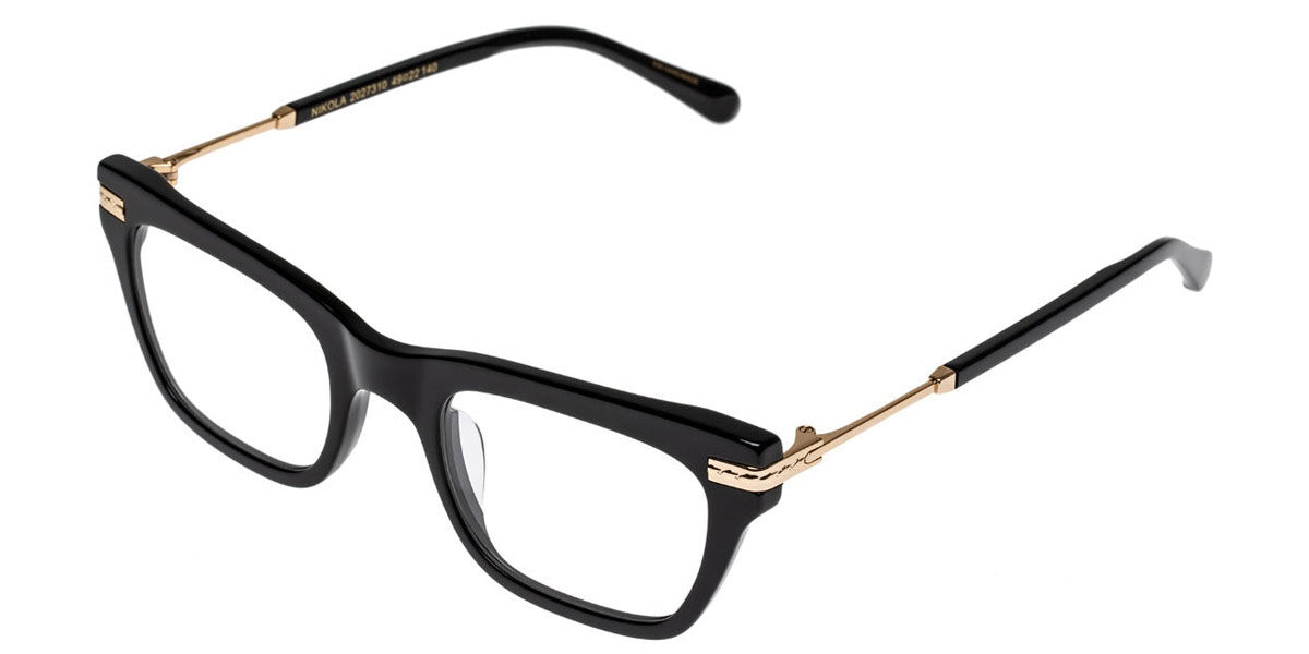 Karen Walker Nikola KAO2027310 Eyeglasses in Black SmartBuyGlasses USA