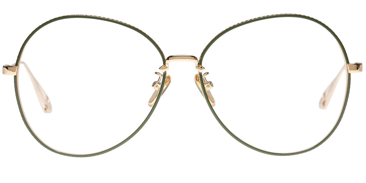 Karen Walker Curie KAO2027352 Eyeglasses in Gold Olive