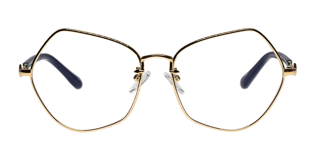 Karen Walker Virginia KAO1927255 Eyeglasses in Bright Gold Navy