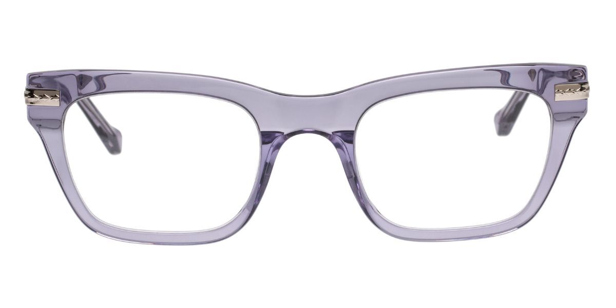 Karen Walker Nikola KAO2027312 Eyeglasses in Transparent Slate Purple