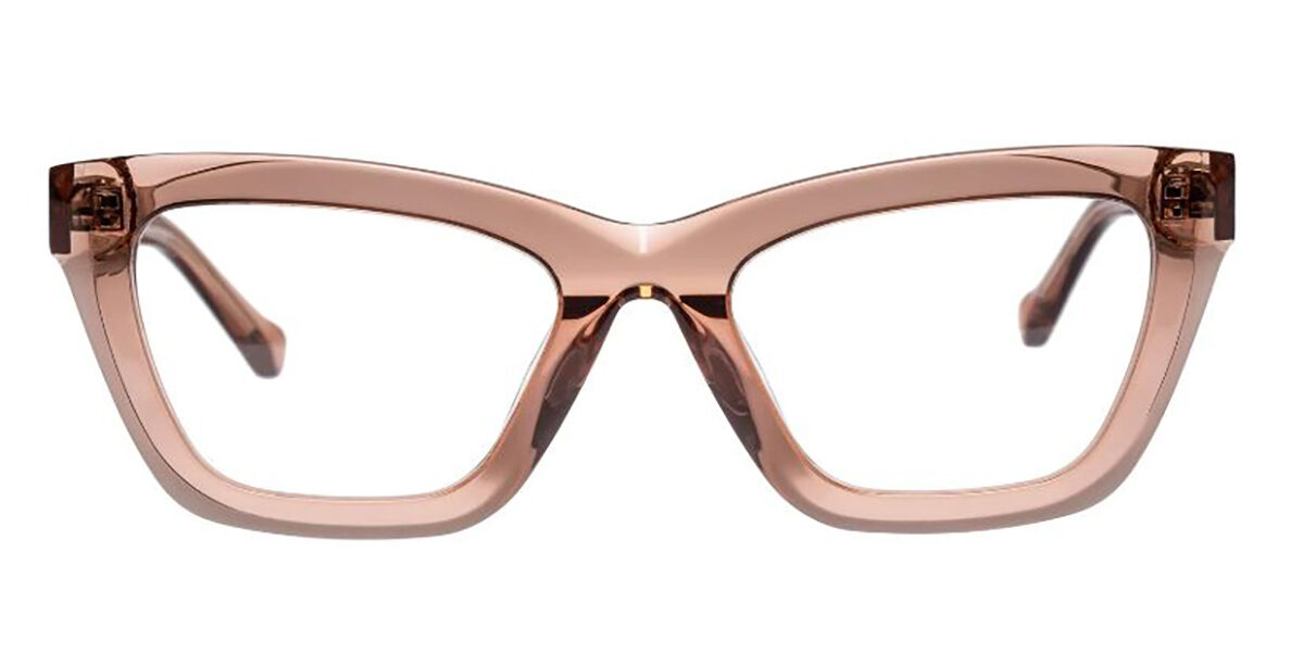 Karen Walker Lella KAO2027314 Eyeglasses in Transparent Light Brown
