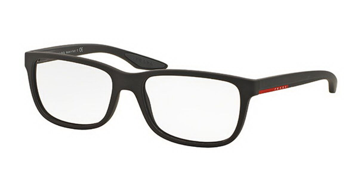 Prada Linea Rossa PS02GV UB01O1 Eyeglasses in Brown | SmartBuyGlasses USA