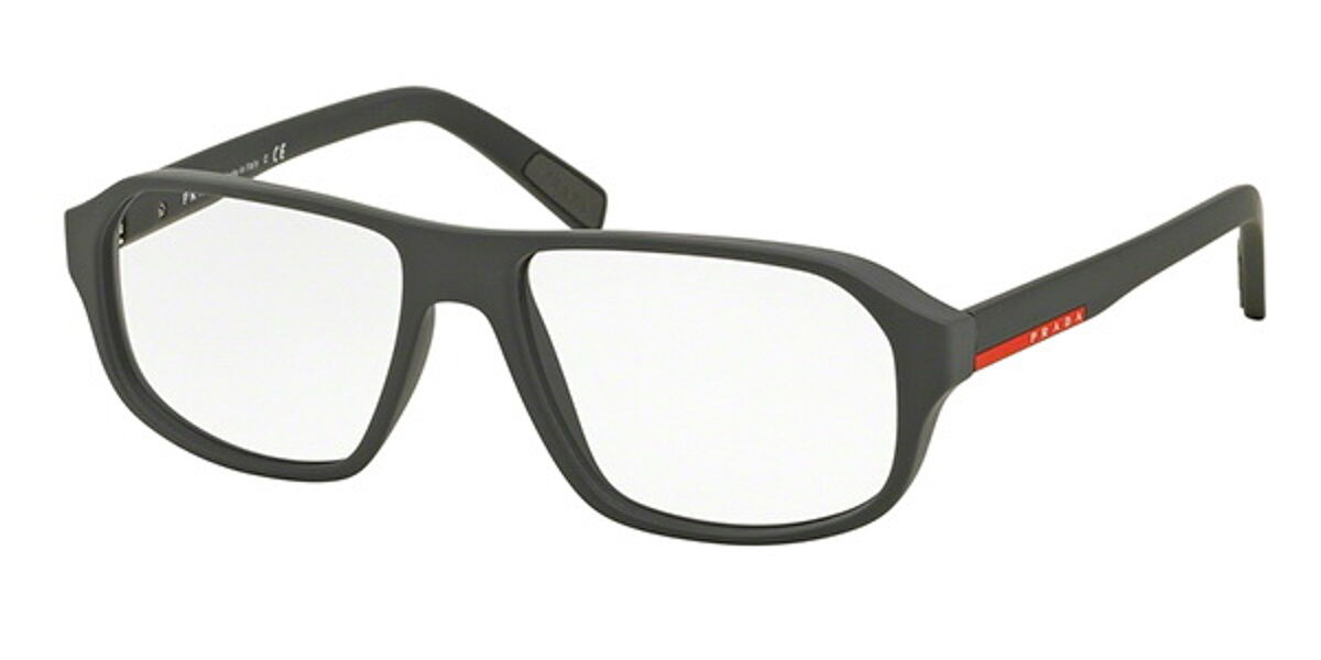 Prada Linea Rossa PS05GV TFZ1O1 Eyeglasses in Grey | SmartBuyGlasses USA