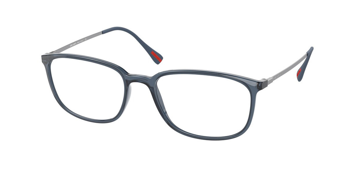 Prada Linea Rossa PS03HV LIFESTYLE CZH1O1 55 Bl&aring;a Glas&ouml;gon (Endast B&aring;ge) M&auml;n