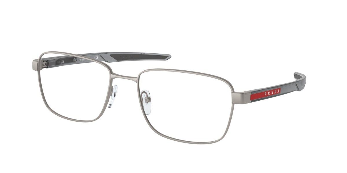 Photos - Glasses & Contact Lenses Prada Linea Rossa  Linea Rossa PS54OV DG11O1 Men's Eyeglasses Grey Si 
