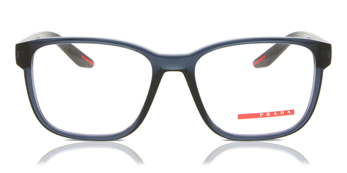 Photos - Glasses & Contact Lenses Prada Linea Rossa  Linea Rossa PS06PV CZH1O1 Men's Eyeglasses Blue Si 
