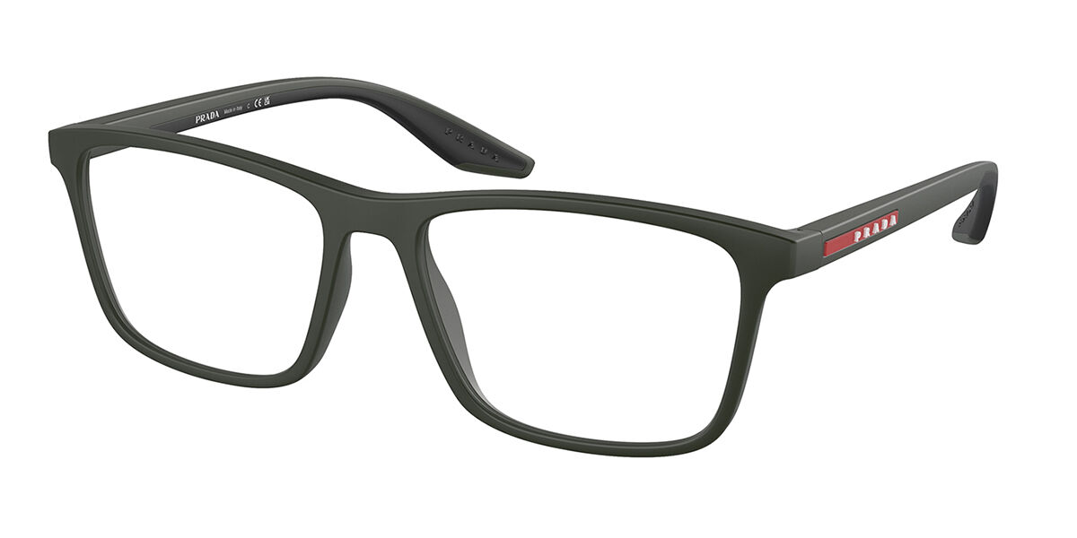 Photos - Glasses & Contact Lenses Prada Linea Rossa  Linea Rossa PS01QV 5361O1 Men's Eyeglasses Green S 