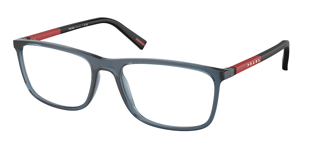 Photos - Glasses & Contact Lenses Prada Linea Rossa  Linea Rossa PS03QV CZH1O1 Men's Eyeglasses Blue Si 