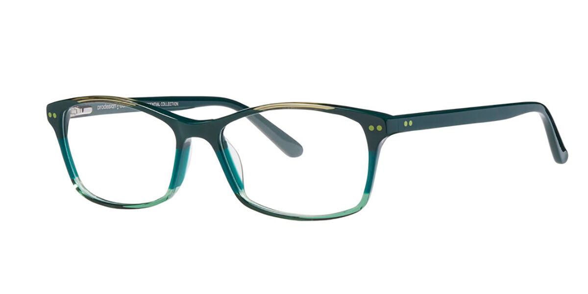 Prodesign 1802 9532 Glasses Green/Clear | SmartBuyGlasses UK