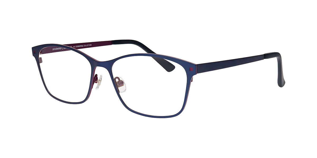Prodesign 3181 3431 Women’S Glasses Blue Size 54 - Free Lenses - Blue Light Block Available-image