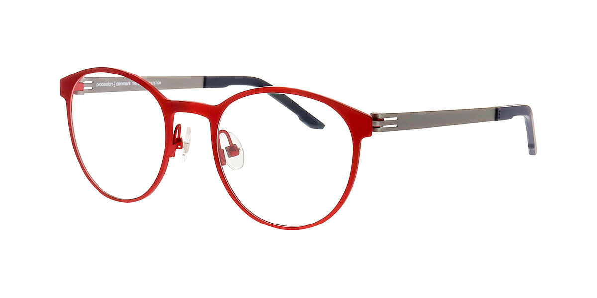 Prodesign Connect 1 4021 Men's Glasses Red Size 50 - Free Lenses - Blue Light Block Available-image