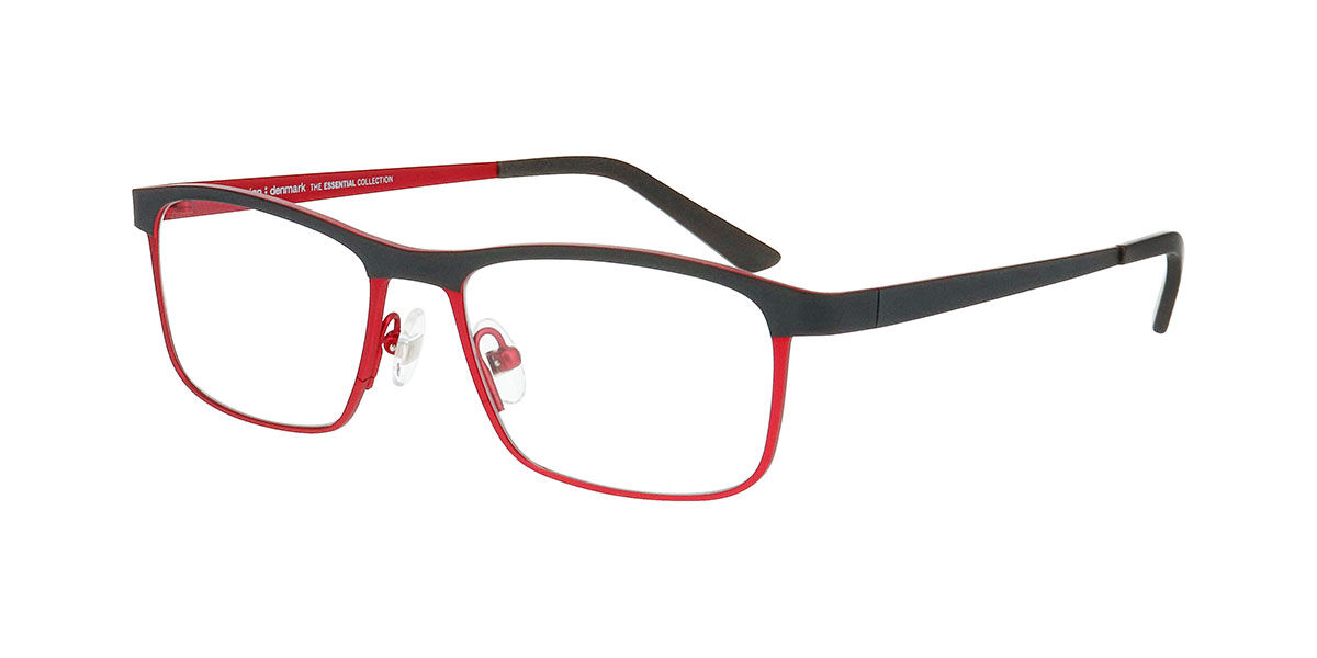 Prodesign Divide 5 Men's Glasses, Red, Size 52 Prodesign Divide 5 Men's Glasses, Red, Size 52