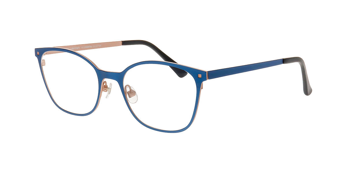 Prodesign Square 2 9011 Women’S Glasses Blue Size 51 - Free Lenses - Blue Light Block Available-image