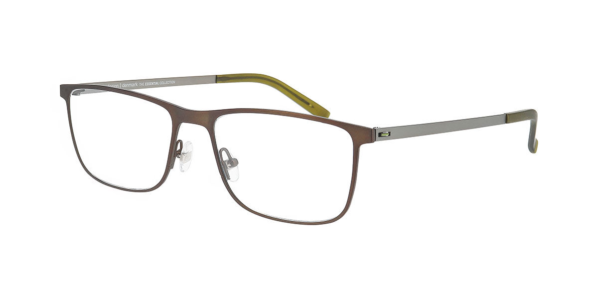 Prodesign Stitch 3 9631 Square Matte Brown Frame Eyeglasses ...