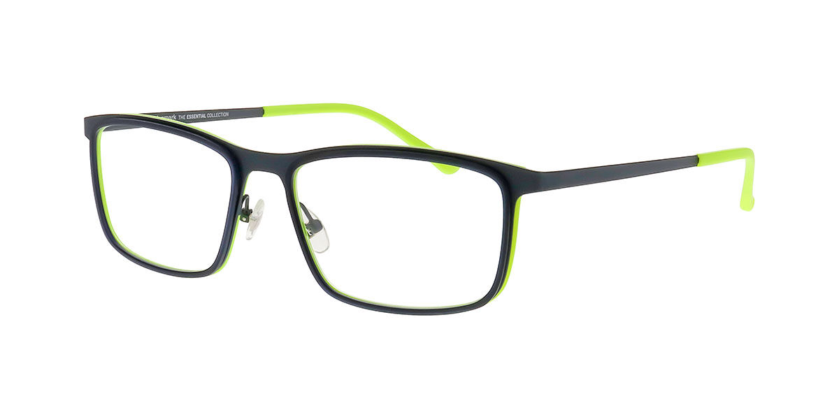 Prodesign Triple 3 9335 Rectangle Blue/Grey/Green Eyeglasses ...