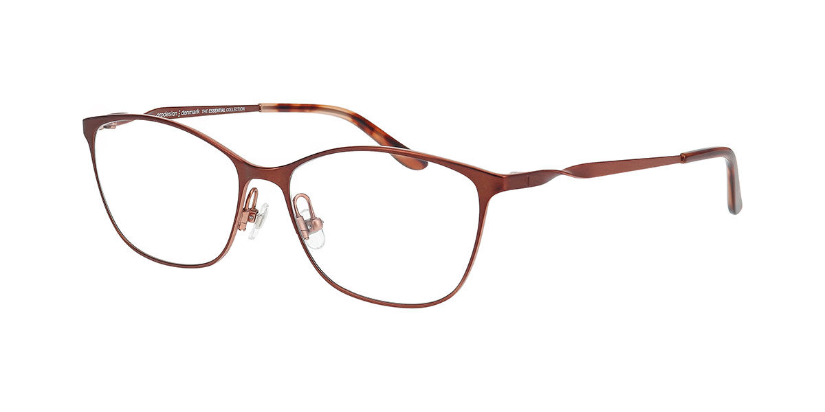Prodesign Twist 4 5021 Square Demi Medium Brown Eyeglasses | Vision ...