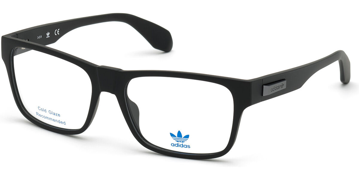 Adidas Originals OR5004-F Asian Fit 002 57 Lentes Recetadas Para Hombre Negros