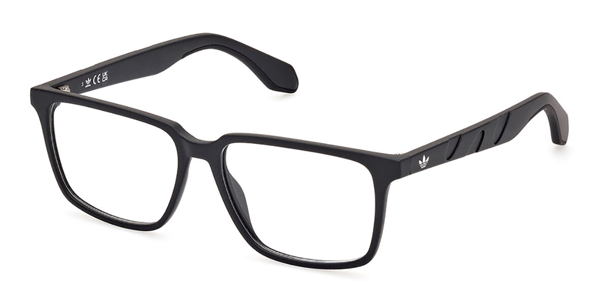 Photos - Glasses & Contact Lenses Adidas Originals  Originals OR5077 001 Men's Eyeglasses Black Size 5 