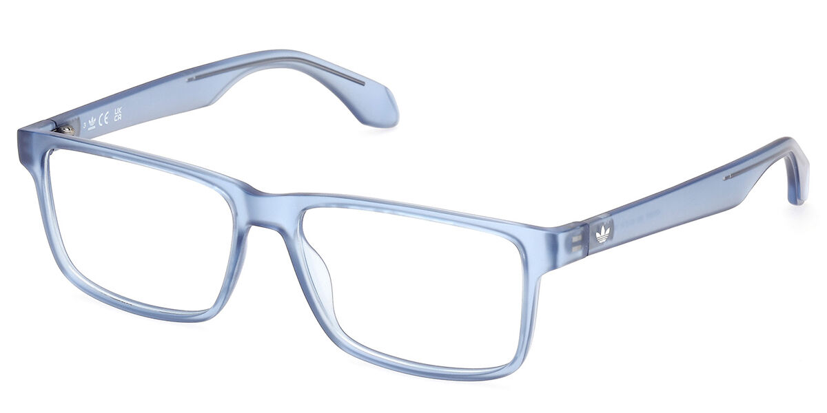Photos - Glasses & Contact Lenses Adidas Originals  Originals OR5087 085 Men's Eyeglasses Blue Size 55 