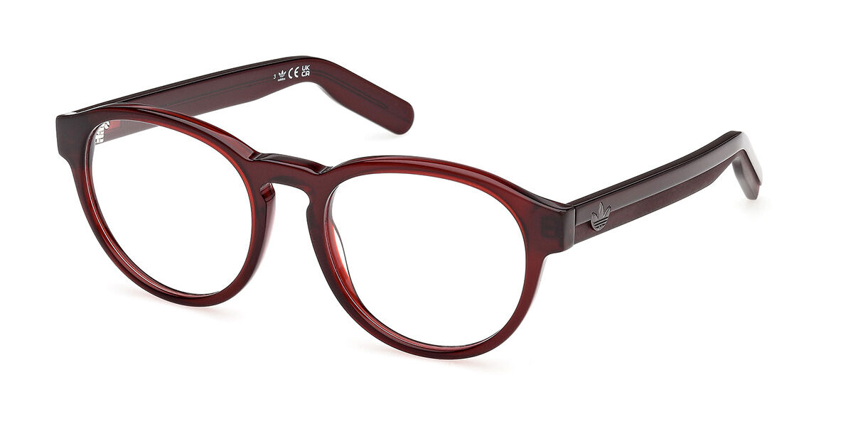 Adidas Originals OR5126 Men's Glasses, Red, Size 53 Adidas Originals OR5126 Men's Glasses, Red, Size 53