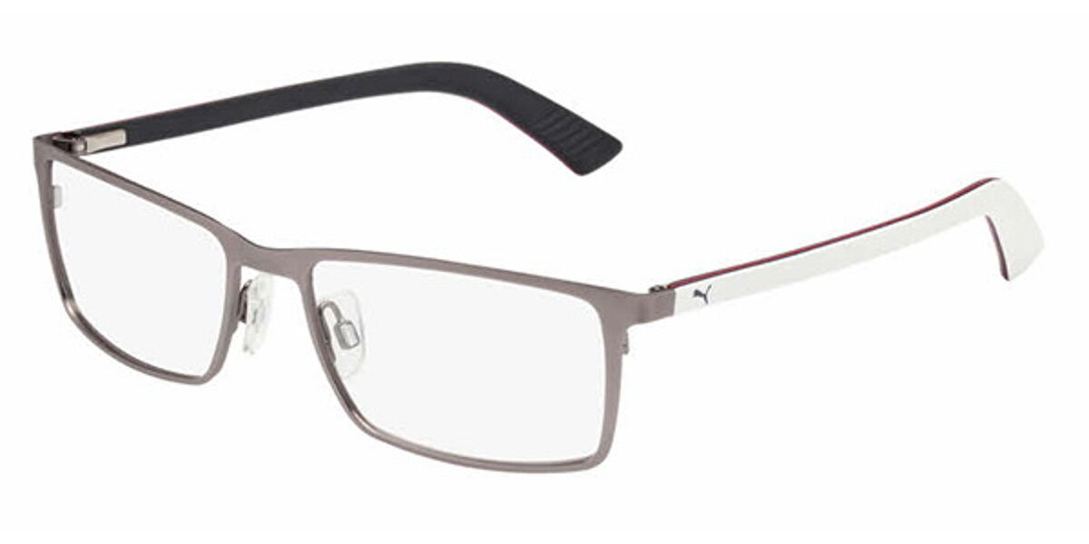 Puma PU0027O 008 Eyeglasses in Grey | SmartBuyGlasses USA